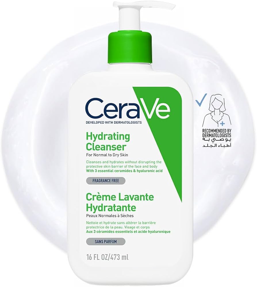 CeraVe Hydrating Cleanser for Normal to Dry Skin 2 pieces