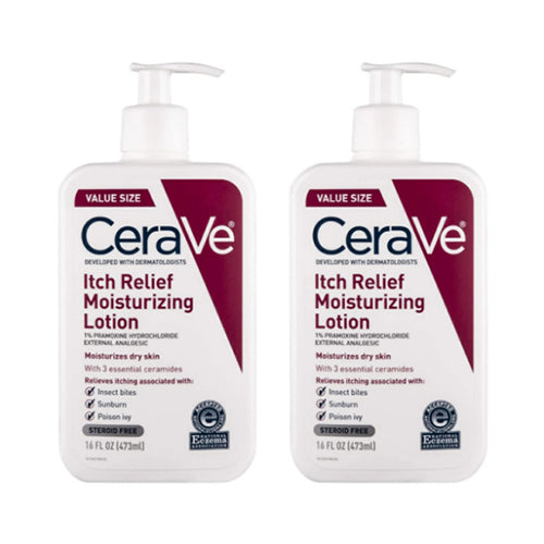 CeraVe Itch Relief Moisturizing Lotion  2 pieces