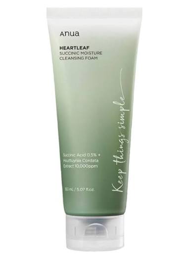 ANUA Heartleaf Succinic Moisture Cleansing Foam