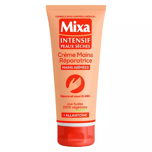 Mixa Intensif Peaux Sèches – Crème Mains Réparatrice à l’Allantoïne – 100ml