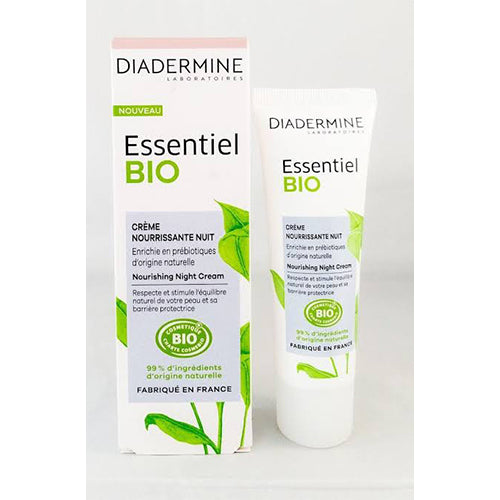 Diadermine Essentiel Bio – Crème Visage Nourrissante Nuit
